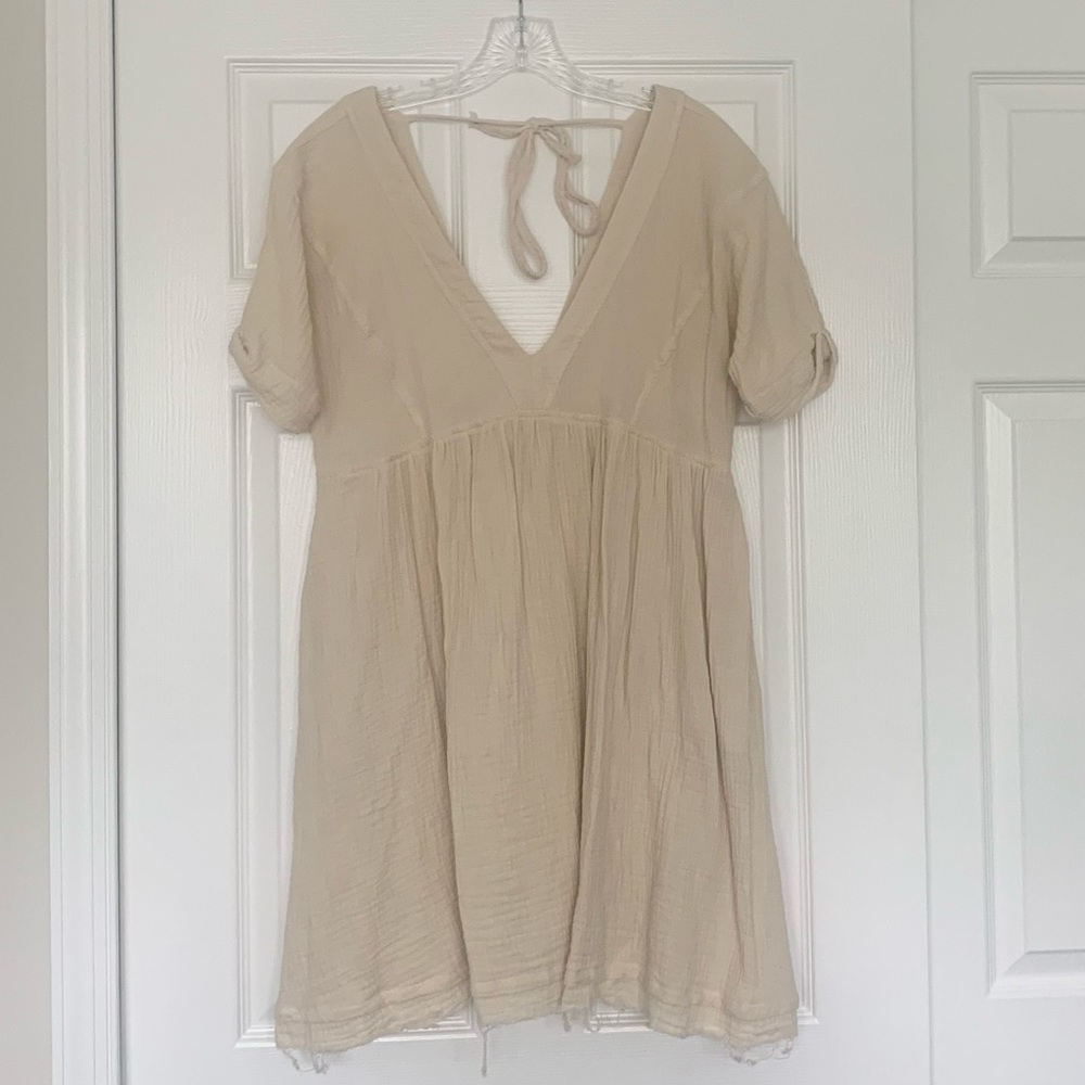 Beige summer dress